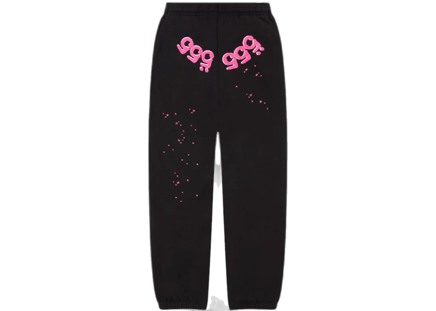 Sp5der Angel Number Sweatpant Black, Black (sp5der-angel-number-sweatpant-black)