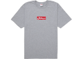 Supreme Arabic Box Logo Tee Heather Grey