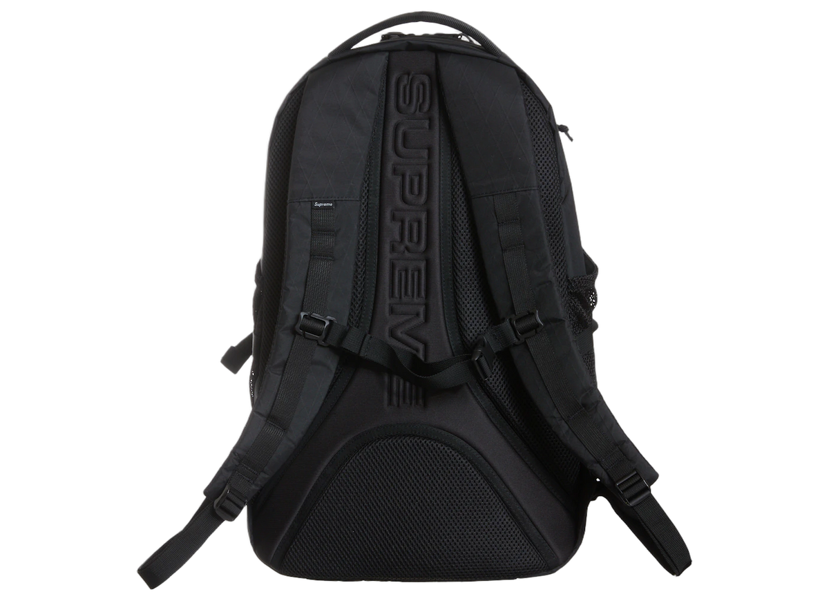 Supreme Logo Backpack Black