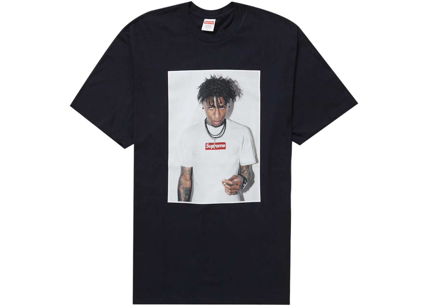 Supreme NBA Youngboy Tee Black, Black (supreme-nba-youngboy-tee-black)
