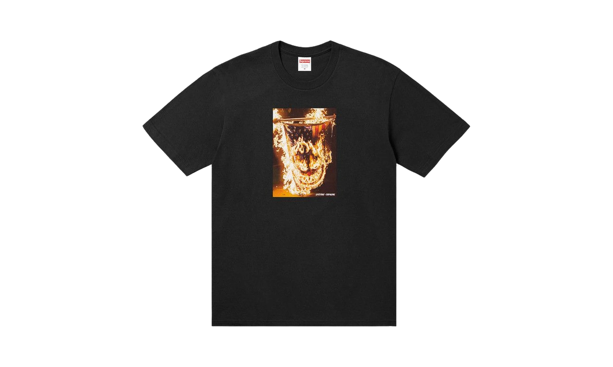Supreme x Spitfire Flag T-Shirt Black