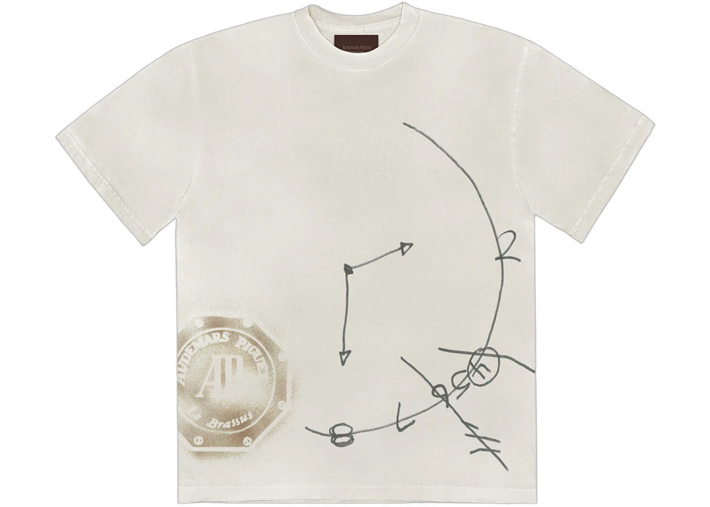 Travis Scott CJ x Audemars Piguet Time Zones Tee White