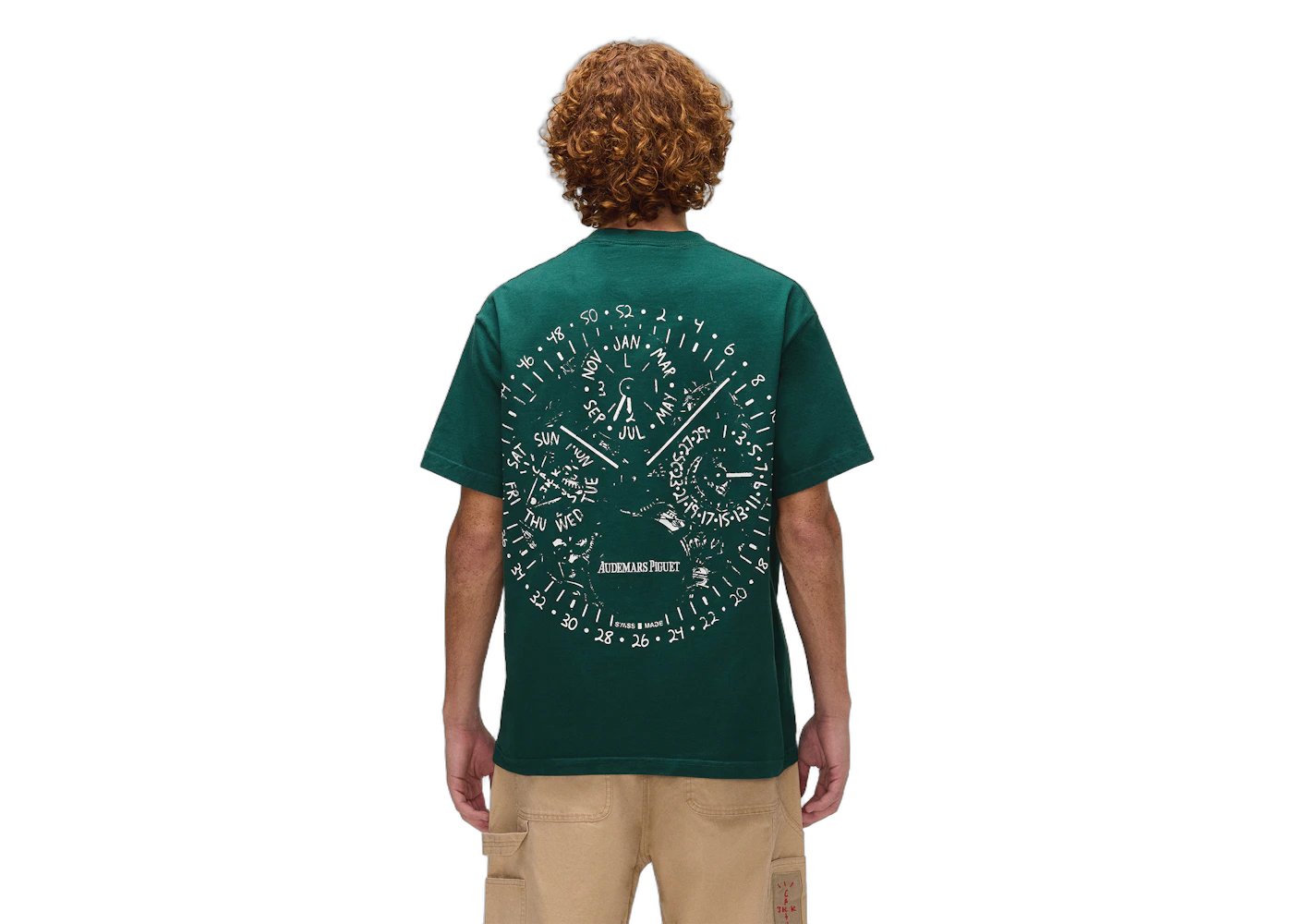 Travis Scott CJ x Audemars Piguet Watch Face Tee Green