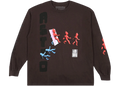 Travis Scott Otherside Long-Sleeve T-shirt Brown