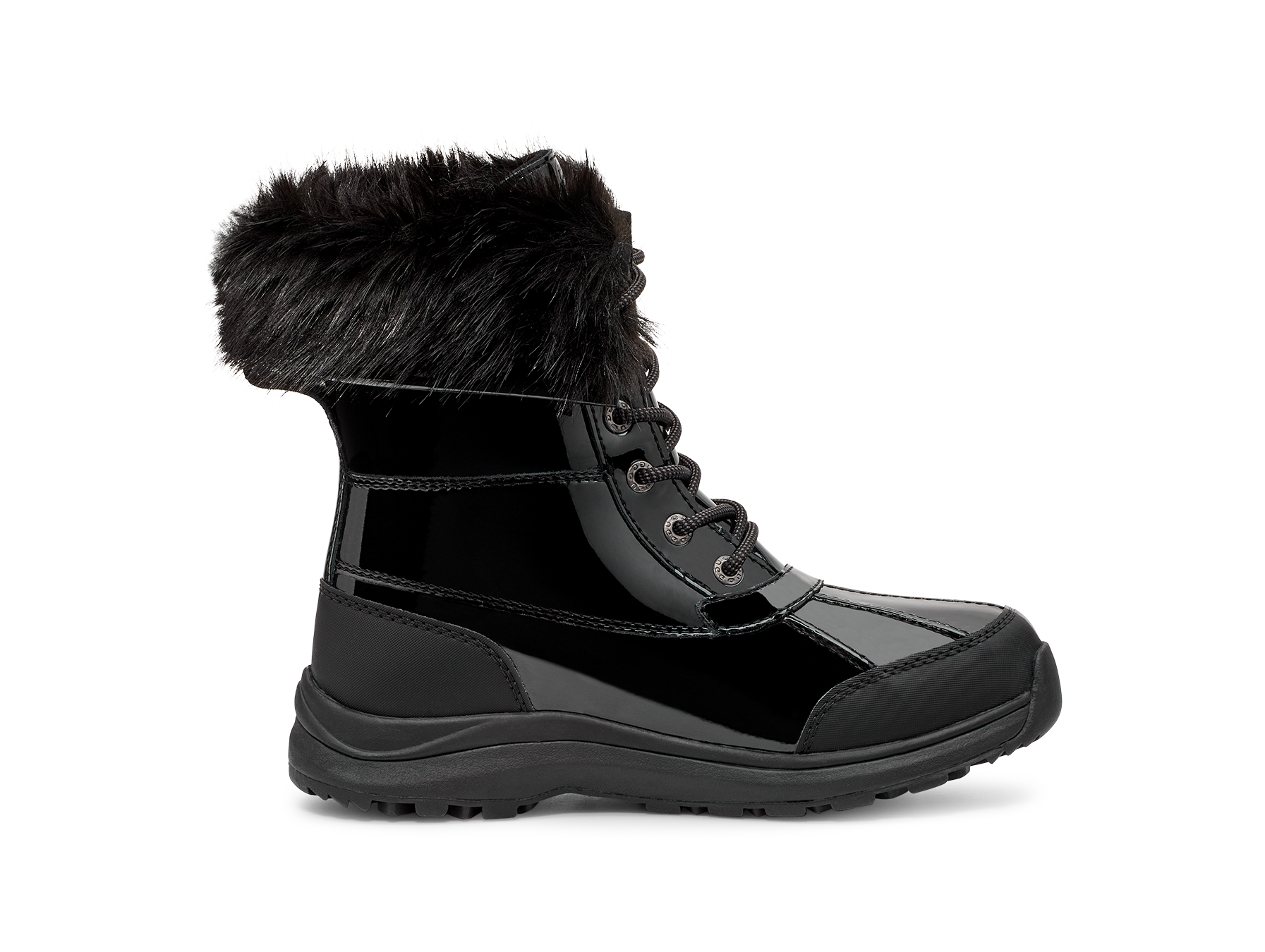 UGG Adirondack III Patent Boot Black, Black (1132991-BLK)
