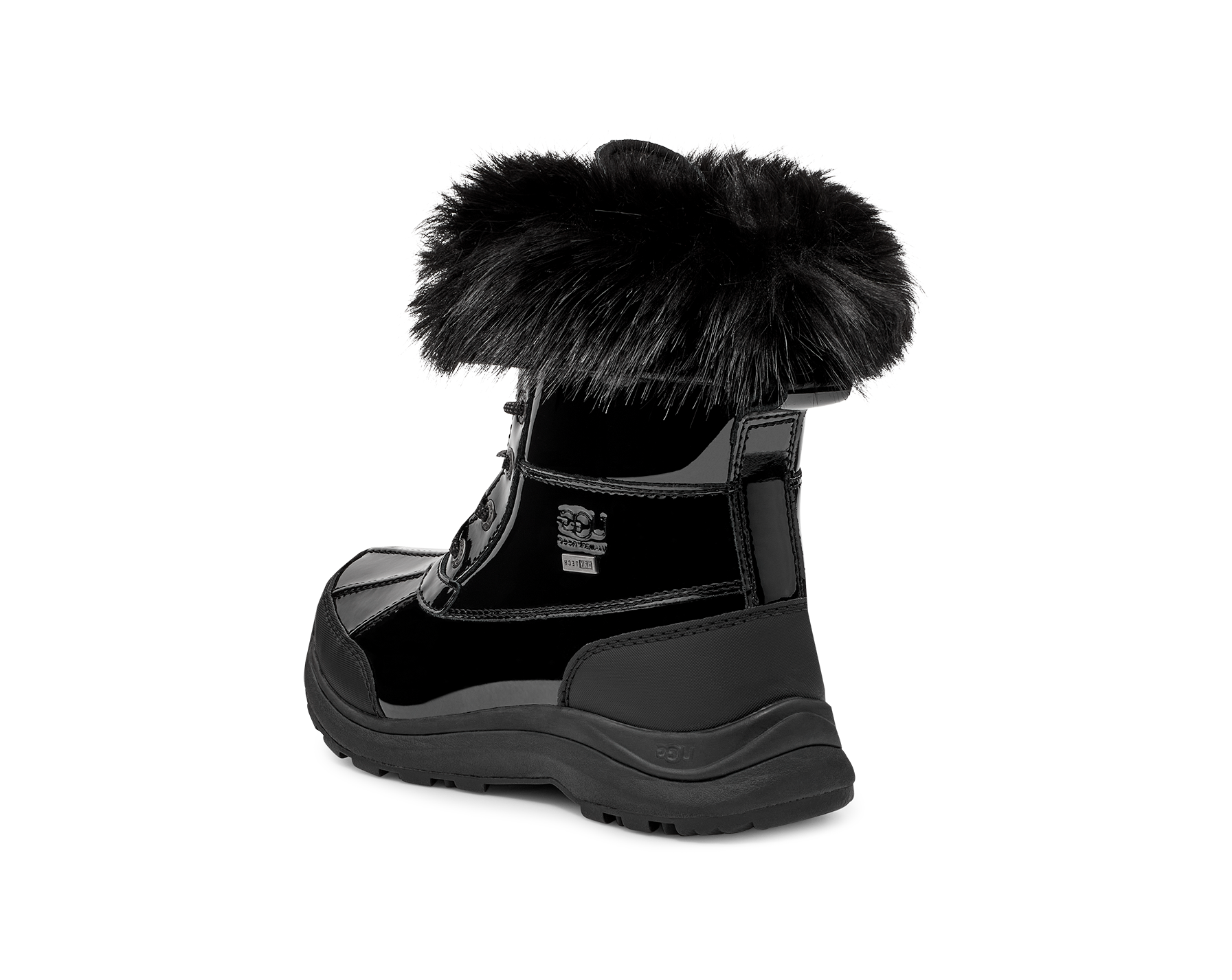 UGG Adirondack III Patent Boot Black, Black (1132991-BLK)