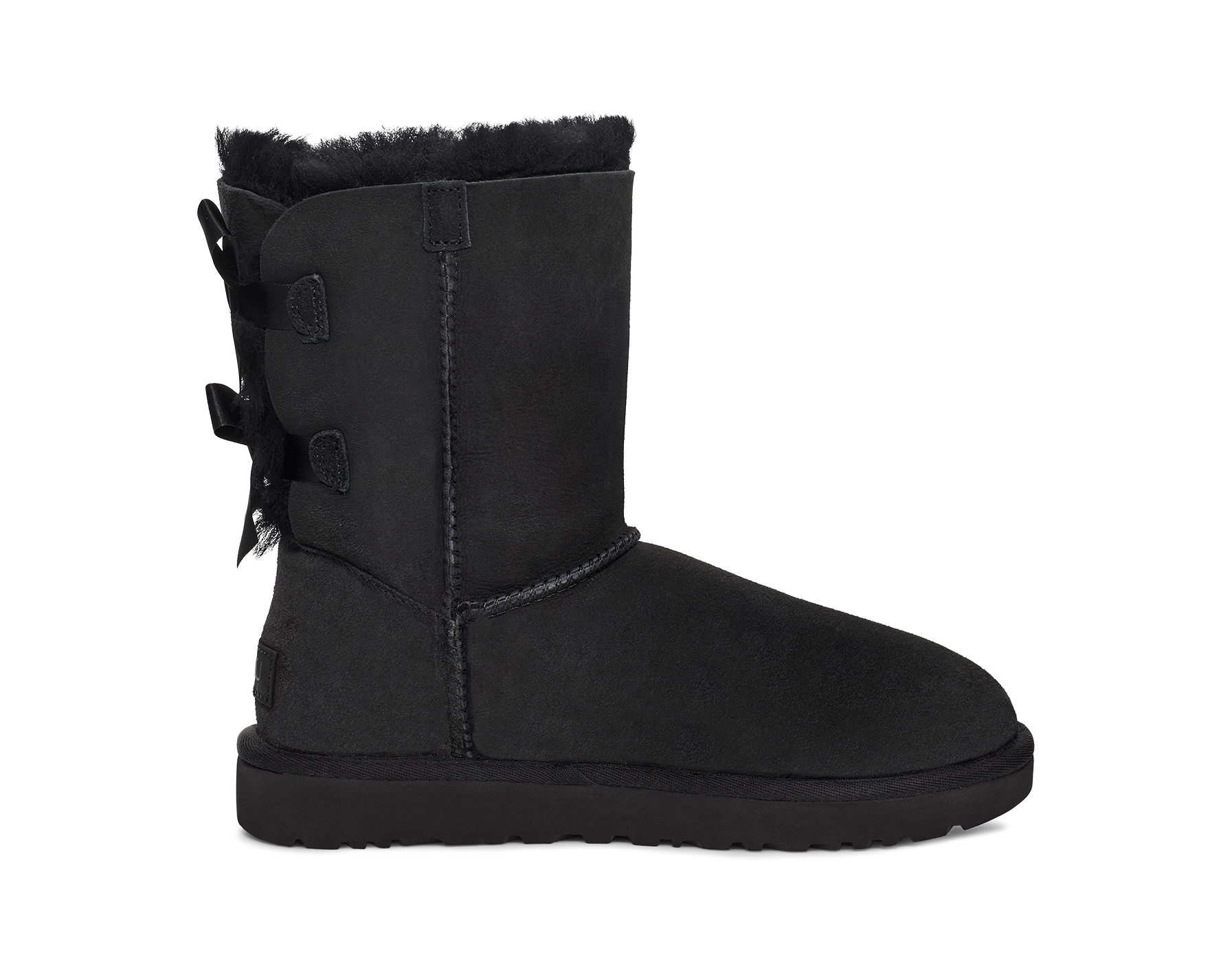 UGG Bailey Bow II Boot Black, Black/Black (1016225-BLK)