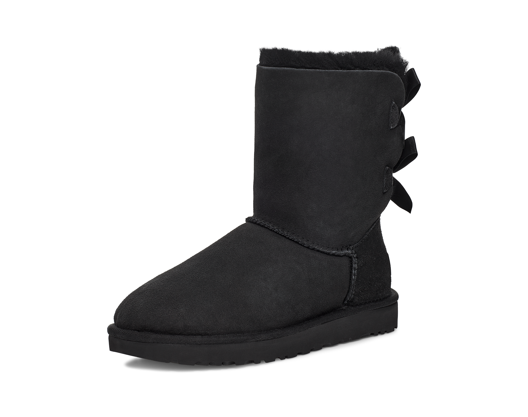 UGG Bailey Bow II Boot Black, Black/Black (1016225-BLK)