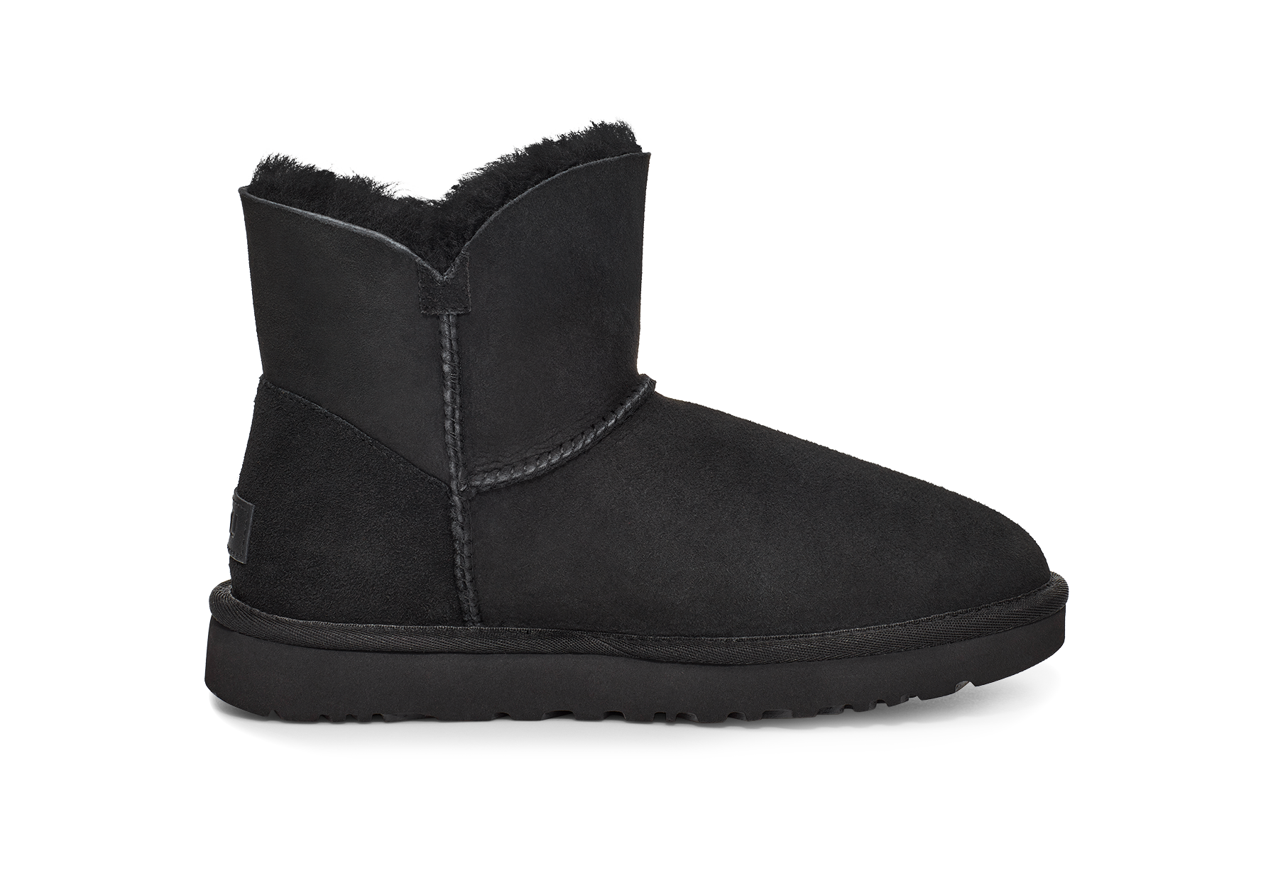 UGG Bailey Zip Mini Boot Black, Black (1112481-BLK)