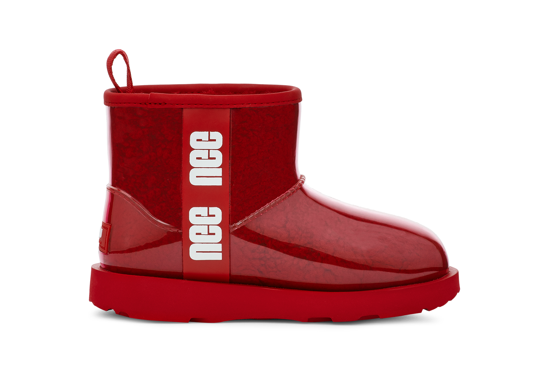 UGG Classic Clear Mini Boot Samba Red, Samba Red/White (1113190-SBR)