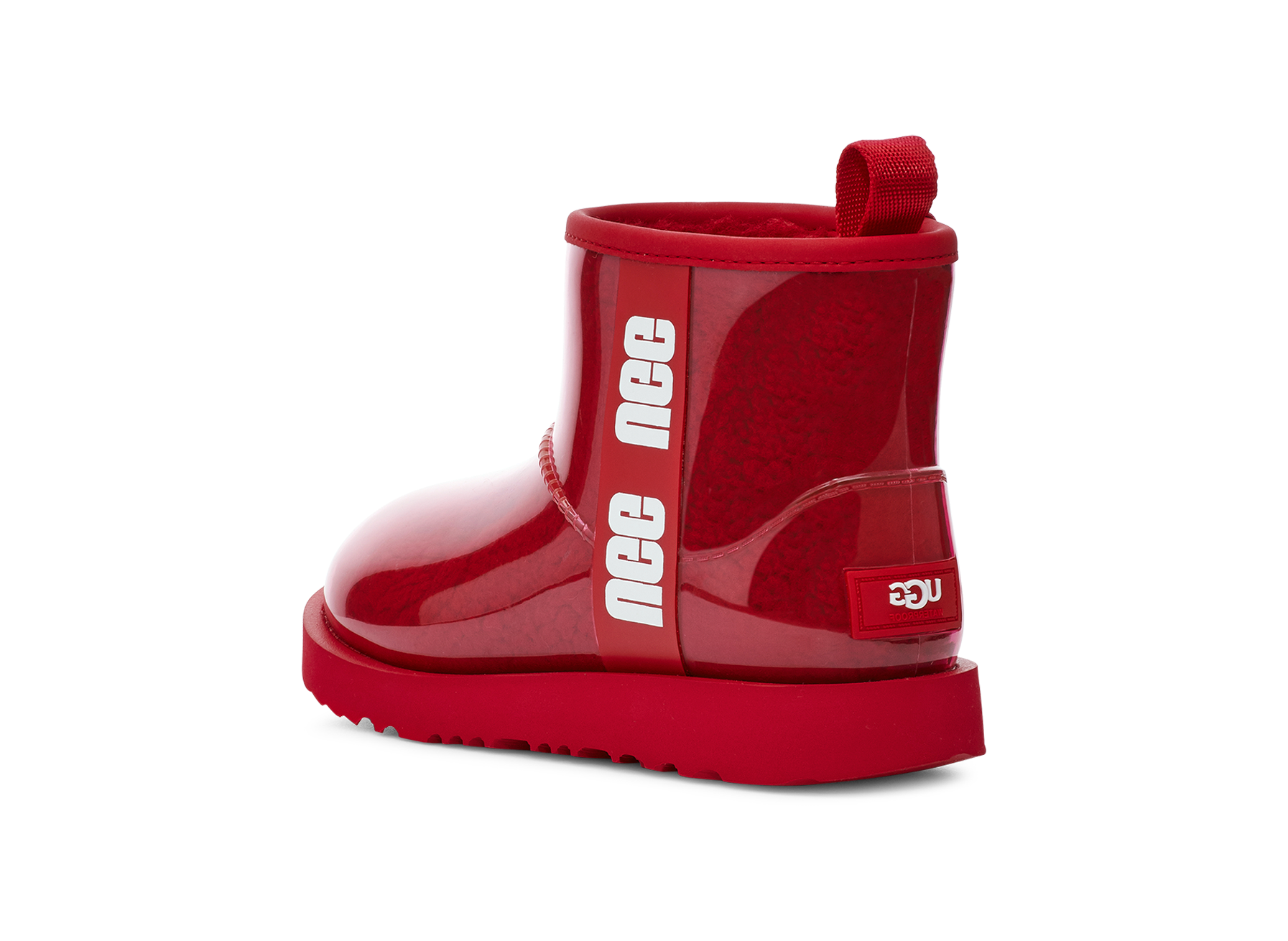 UGG Classic Clear Mini Boot Samba Red, Samba Red/White (1113190-SBR)
