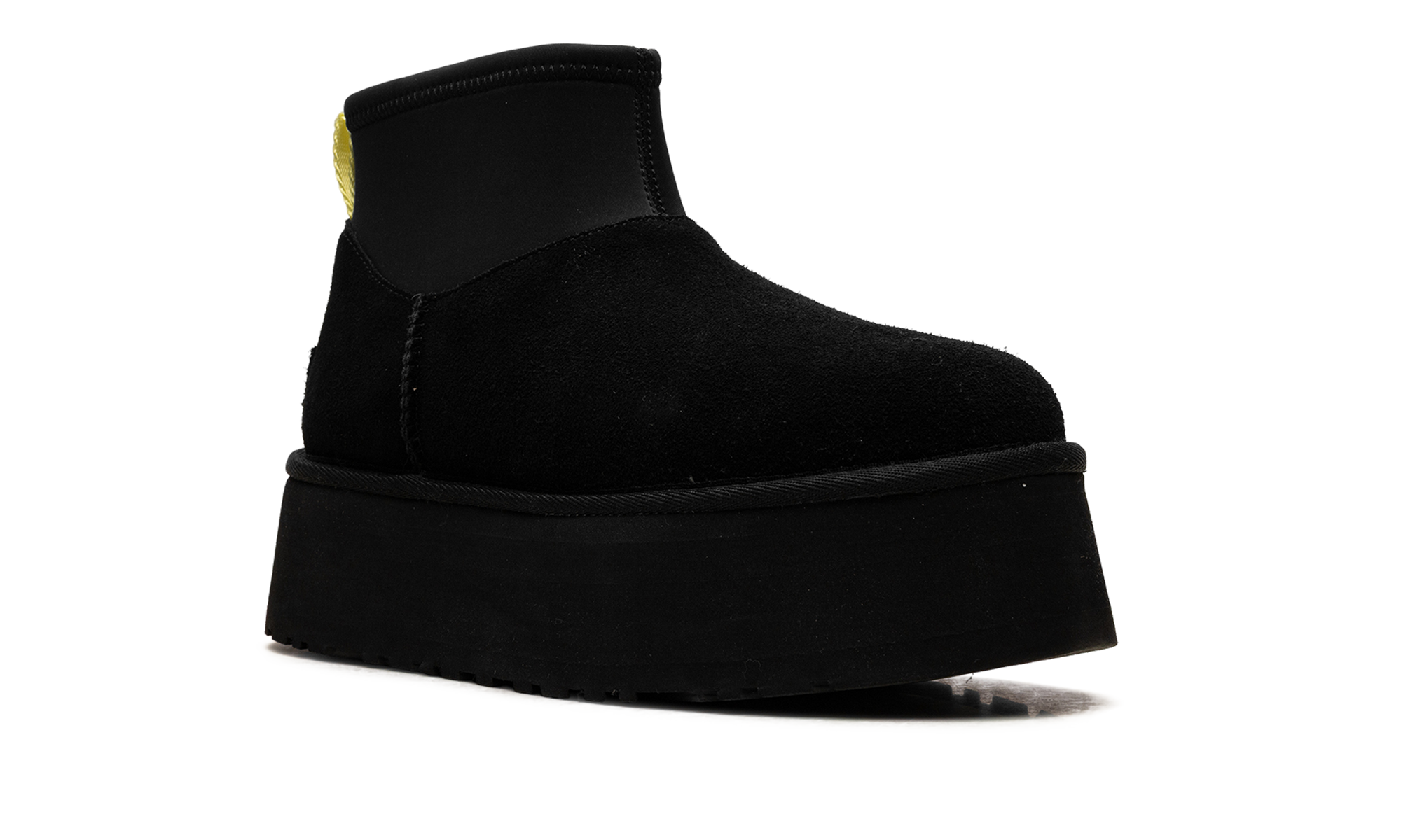 UGG Classic Mini Dipper Boot Black Yellow