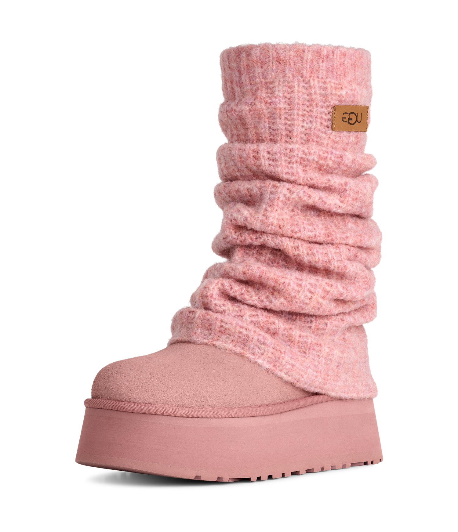 UGG Classic Mini Dipper Legwarmer Boot Pink Dawn