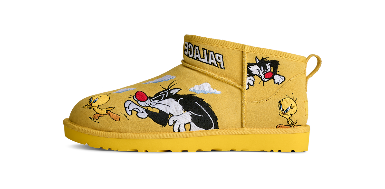 UGG Classic Ultra Mini Boot Palace x Looney Tunes Yellow