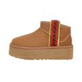 UGG Classic Ultra Mini Braid Boot Chestnut