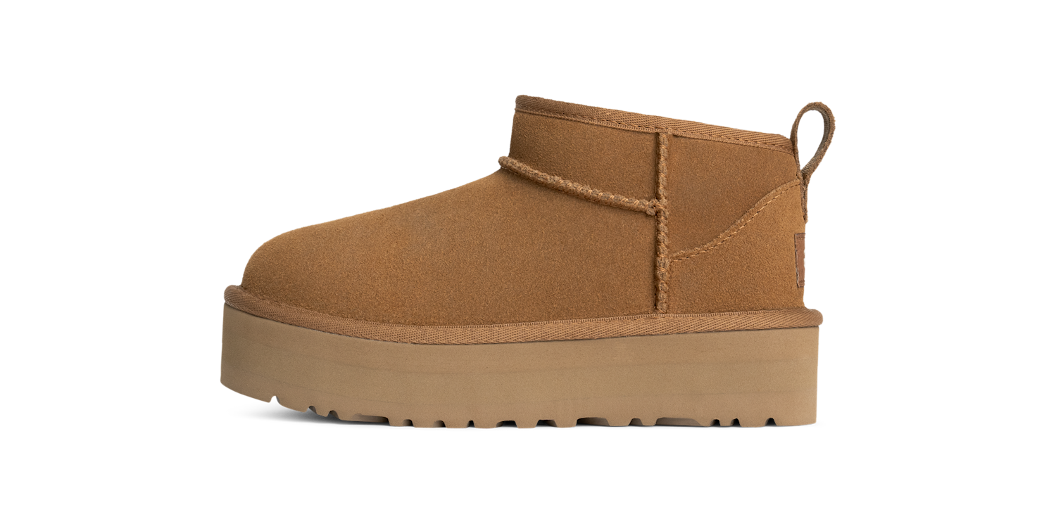 UGG Classic Ultra Mini Platform Boot Chestnut (Kids) - Sneak