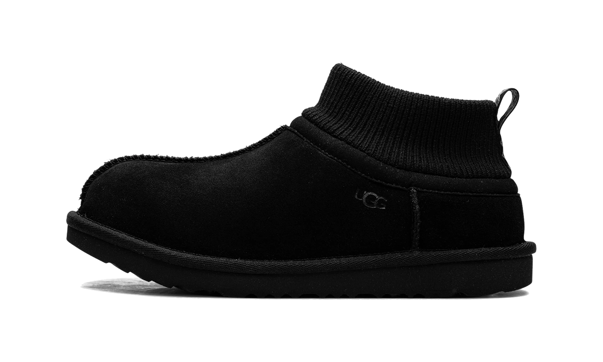 UGG Classic Ultra Stretch Cuff Slipper Black (Kids)