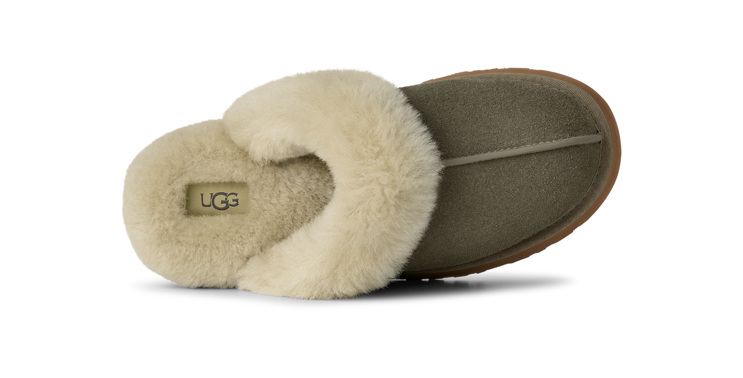 UGG Disquette Slipper Moss Green Muted Brass, Moss Green/Muted Brass (1122550-MRNM)