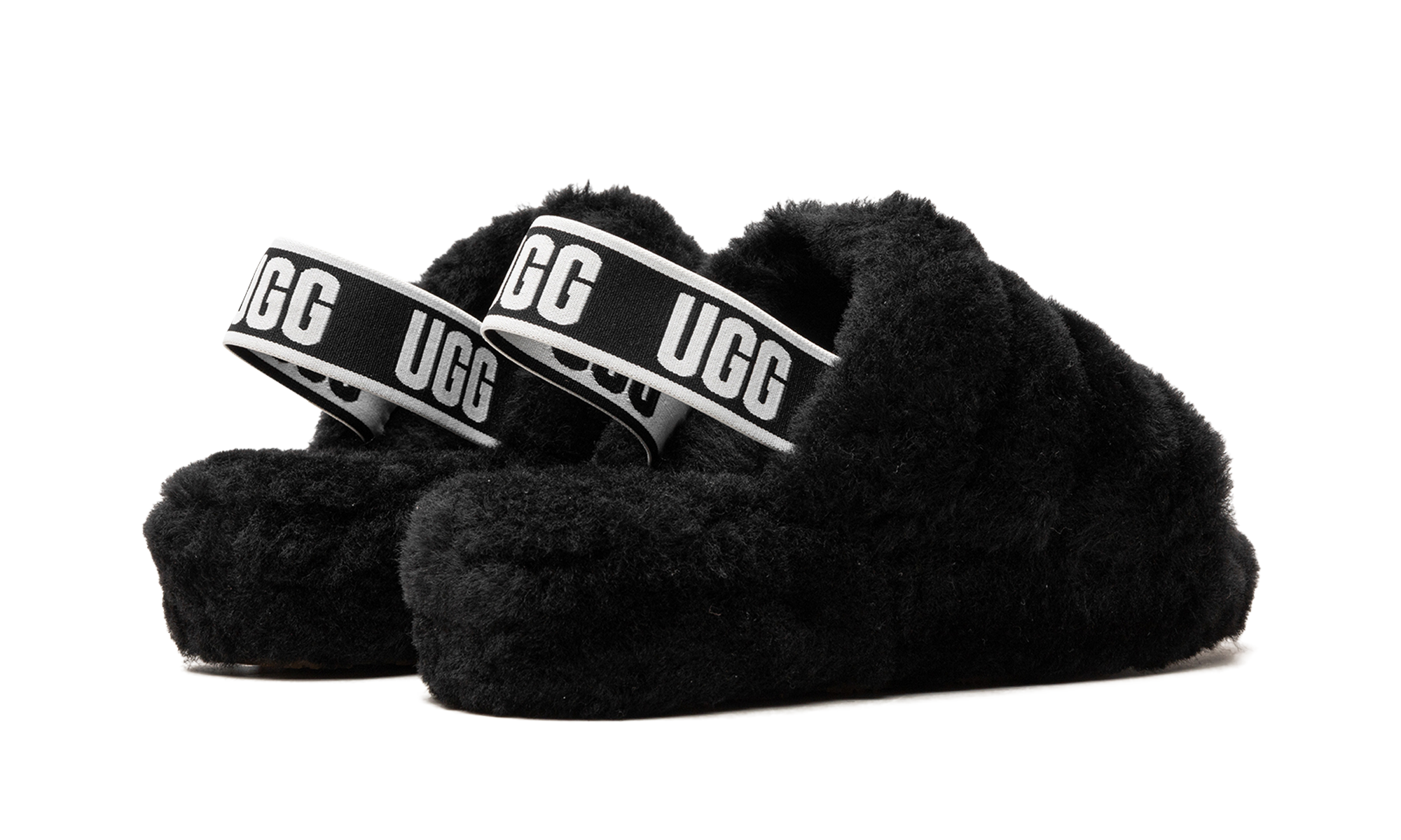 UGG Fluff Yeah Slide Black
