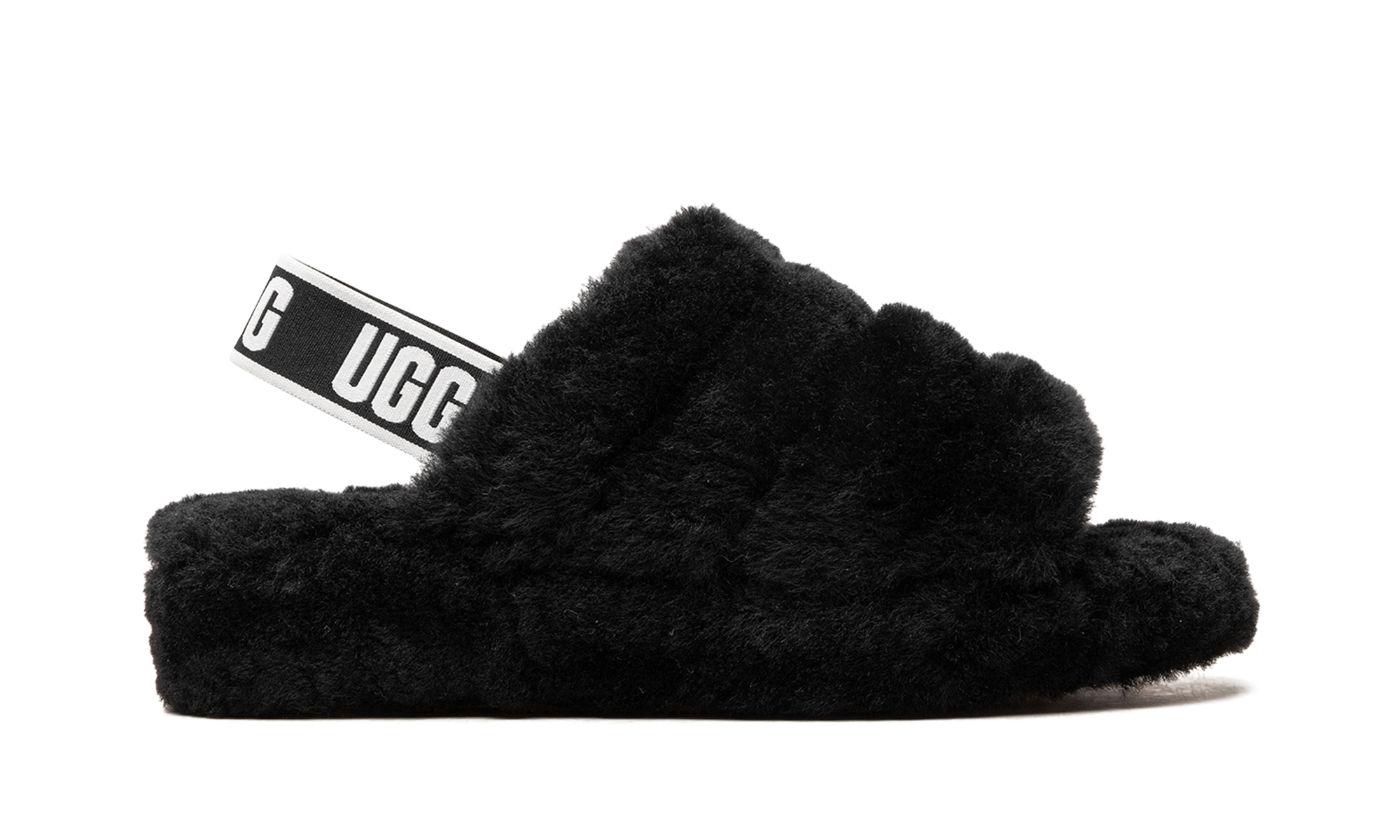 UGG Fluff Yeah Slide Black