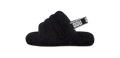 UGG Fluff Yeah Slide Black (Kids)
