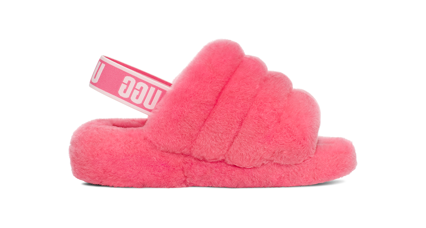 UGG Fluff Yeah Slide Pink Rose, Pink Rose (1095119-PKRS)
