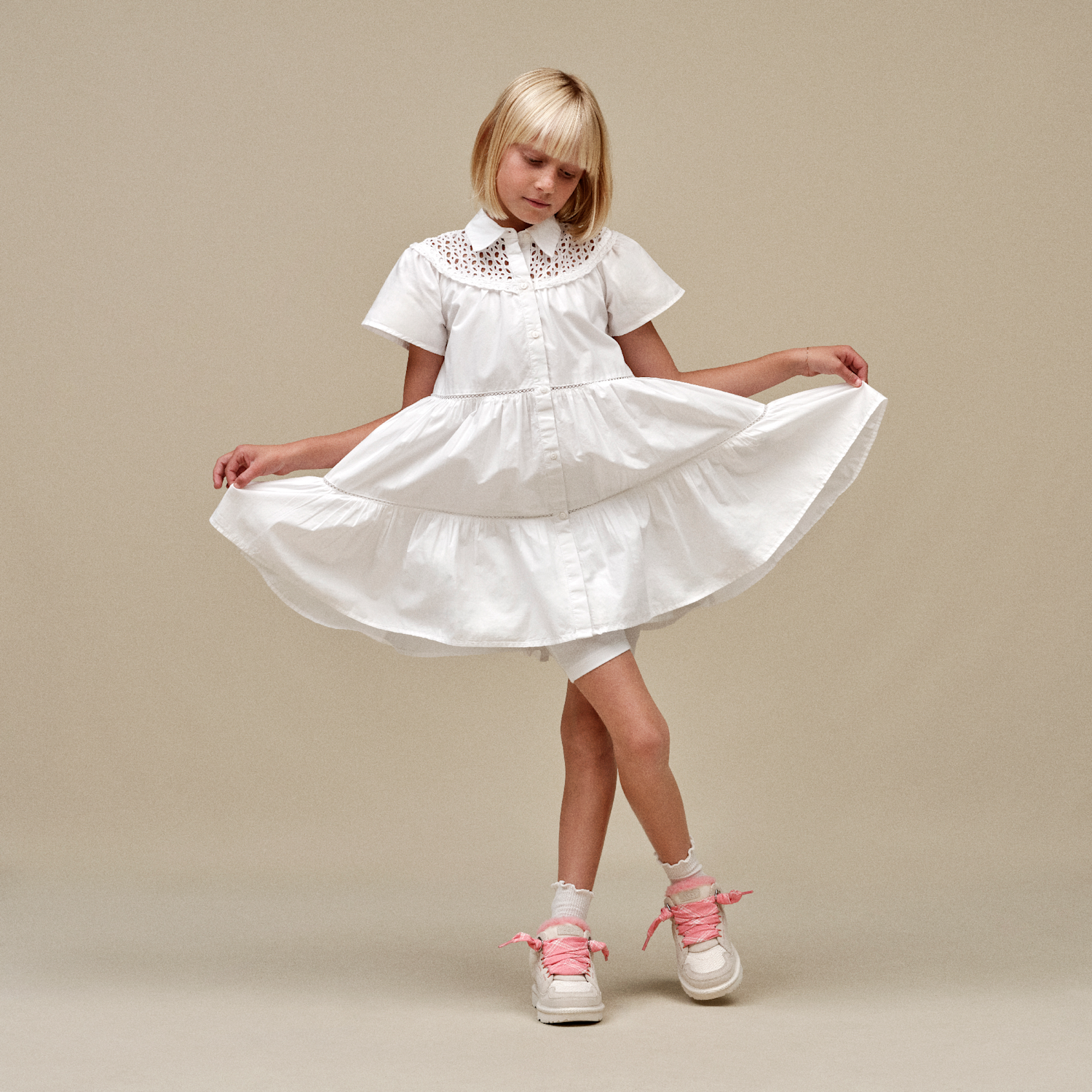 UGG Lowmel Love '25 Jasmine Tropical Pink (Kids), Jasmine/Tropical Pink (1172390K-JNT)