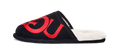 UGG Scuff Logo Slipper Black Red