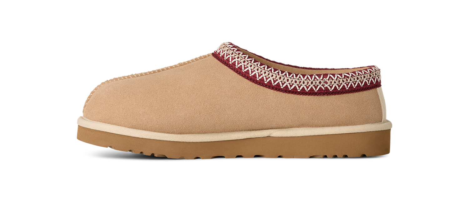 UGG Tasman II Slipper Driftwood Biking Red, Driftwood/Biking Red (1174671-DWD)
