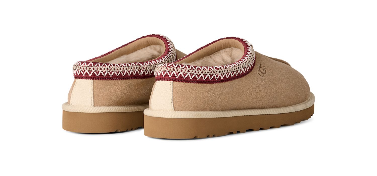 UGG Tasman II Slipper Driftwood Biking Red, Driftwood/Biking Red (1174671-DWD)