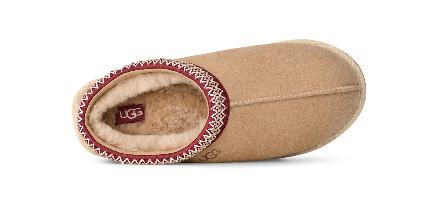 UGG Tasman II Slipper Driftwood Biking Red, Driftwood/Biking Red (1174671-DWD)