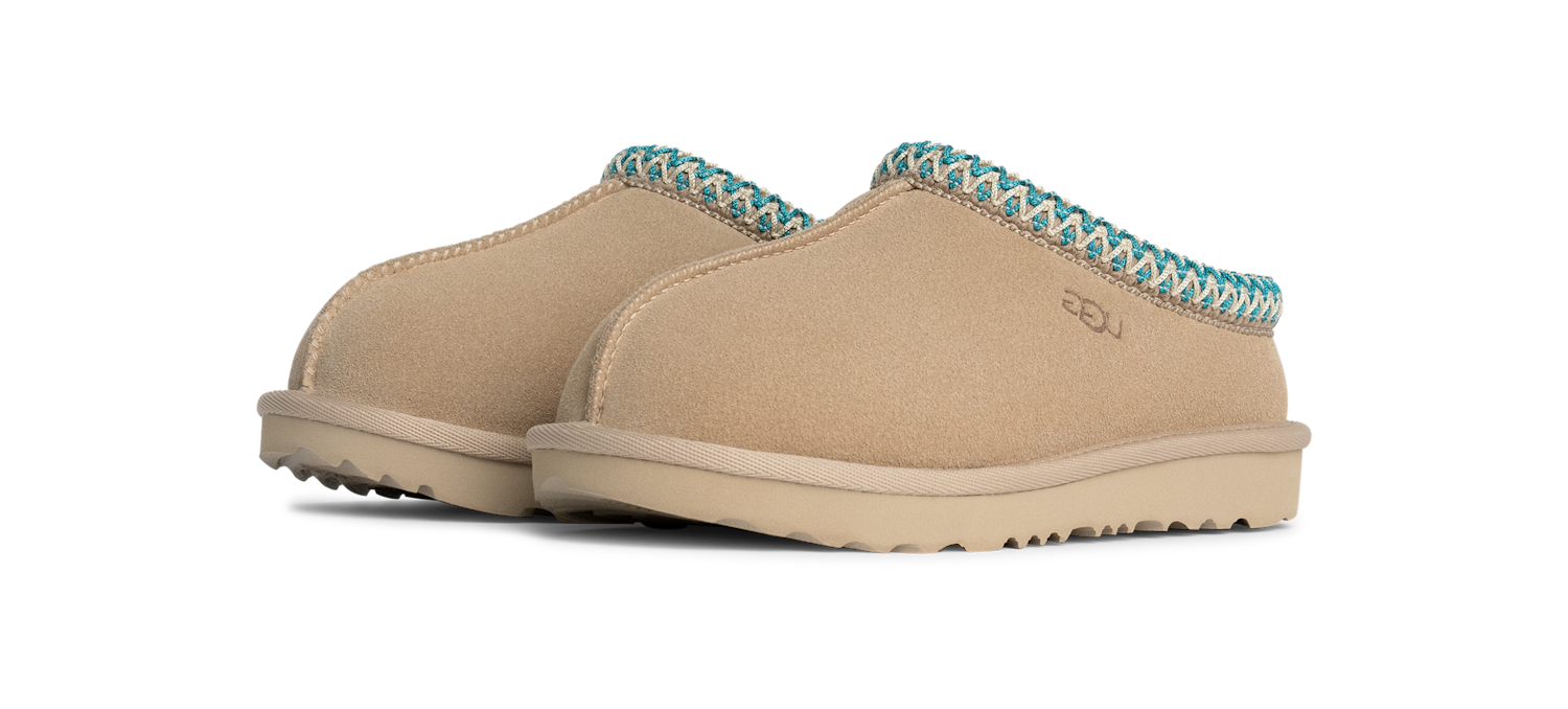 UGG Tasman II Slipper Driftwood White Pepper (Kids), Driftwood/White Pepper (1019066K-DRF)