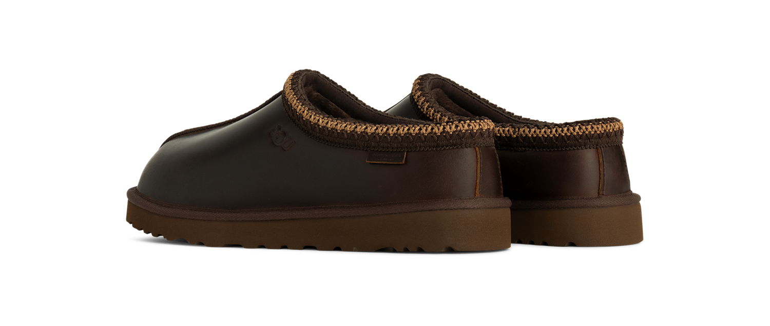 UGG Tasman LTHR Regen Slipper Ironwood, Ironwood (1163890-IWD)