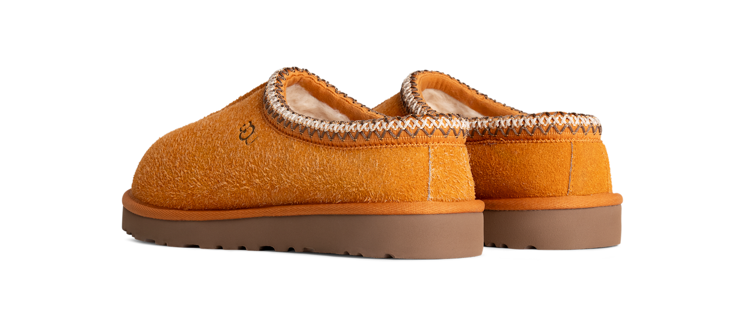 UGG Tasman Shaggy Suede Slipper Dark Apricot, Dark Apricot (1166930-DCT)