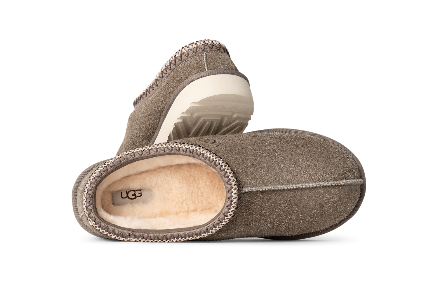 UGG Tasman Shaggy Suede Slipper Smoke Plume, Smoke Plume (1166930-SKP)