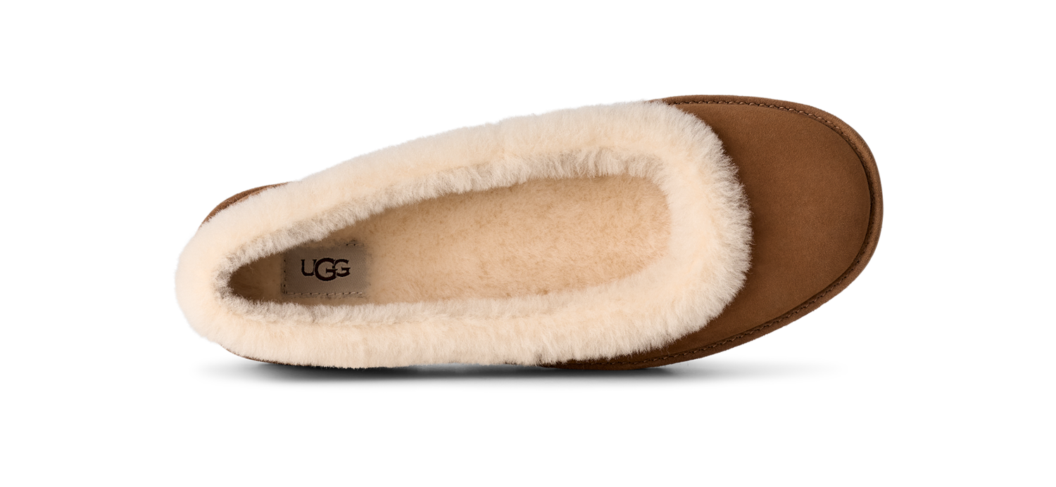 UGG Zora Ballet Flat Chestnut, Chestnut (1178111-CHE)