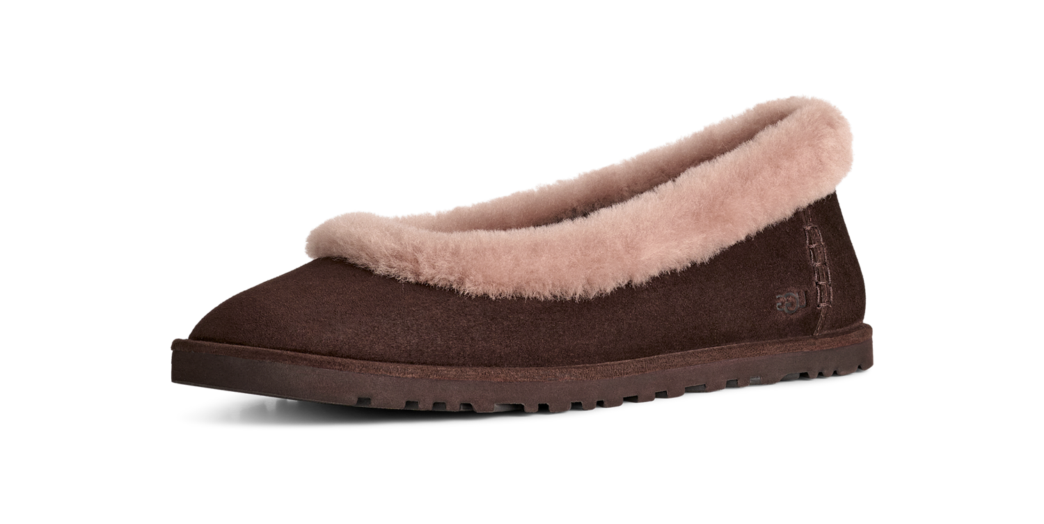 UGG Zora Ballet Flat Dusted Cocoa, Dusted Cocoa (1178111-DDC)
