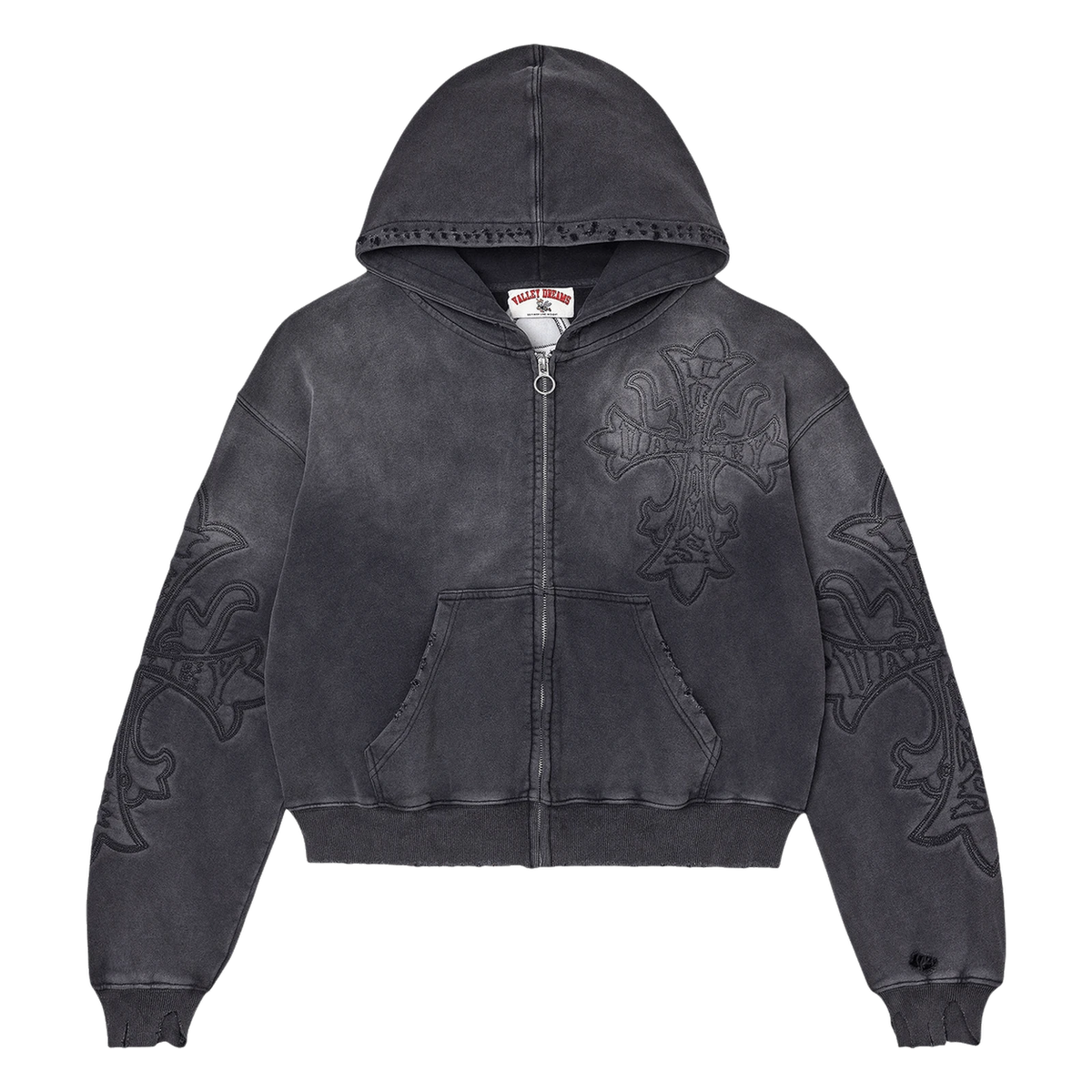 Vale Forever Carver Zip Up Hoodie Black