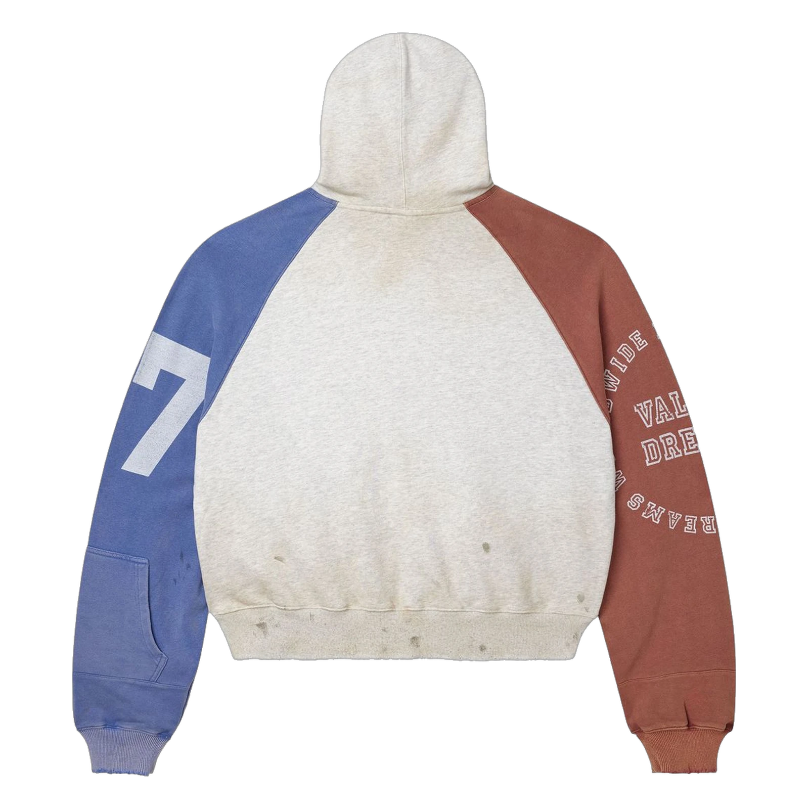 Vale Forever Patriot Chop and Screw Zip Up Hoodie Grey