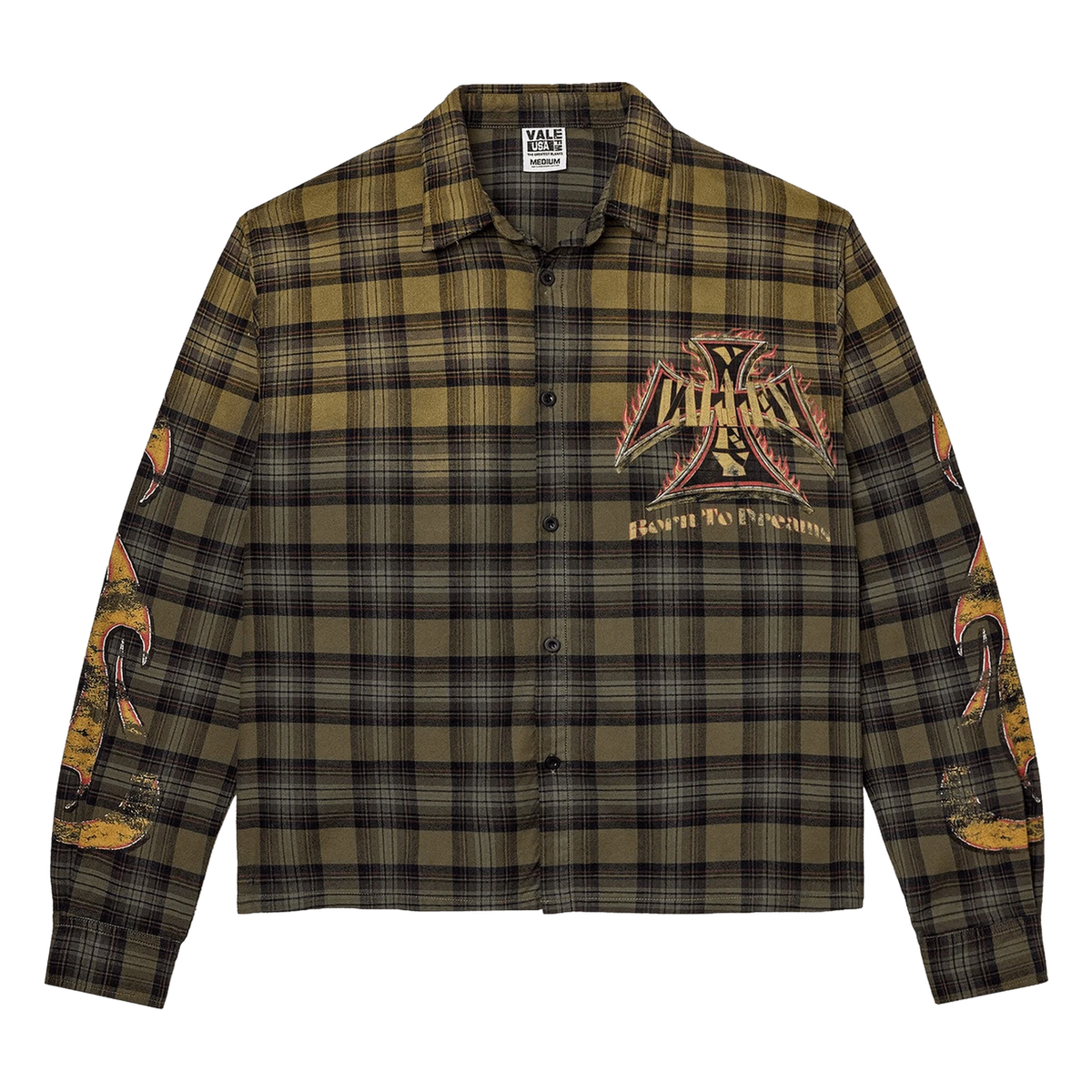 Vale Forever Reborn Flannel Green