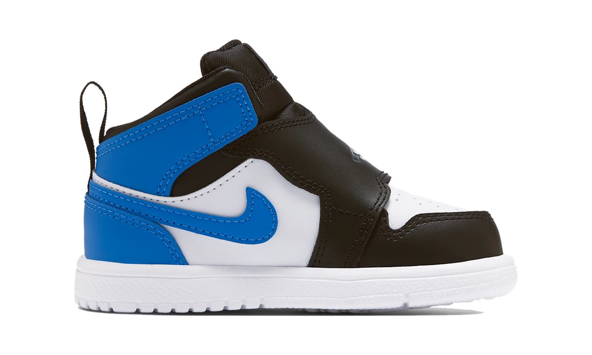Sky Air Jordan 1 Baby and Toddler Shoe White/Black/Sport Blue