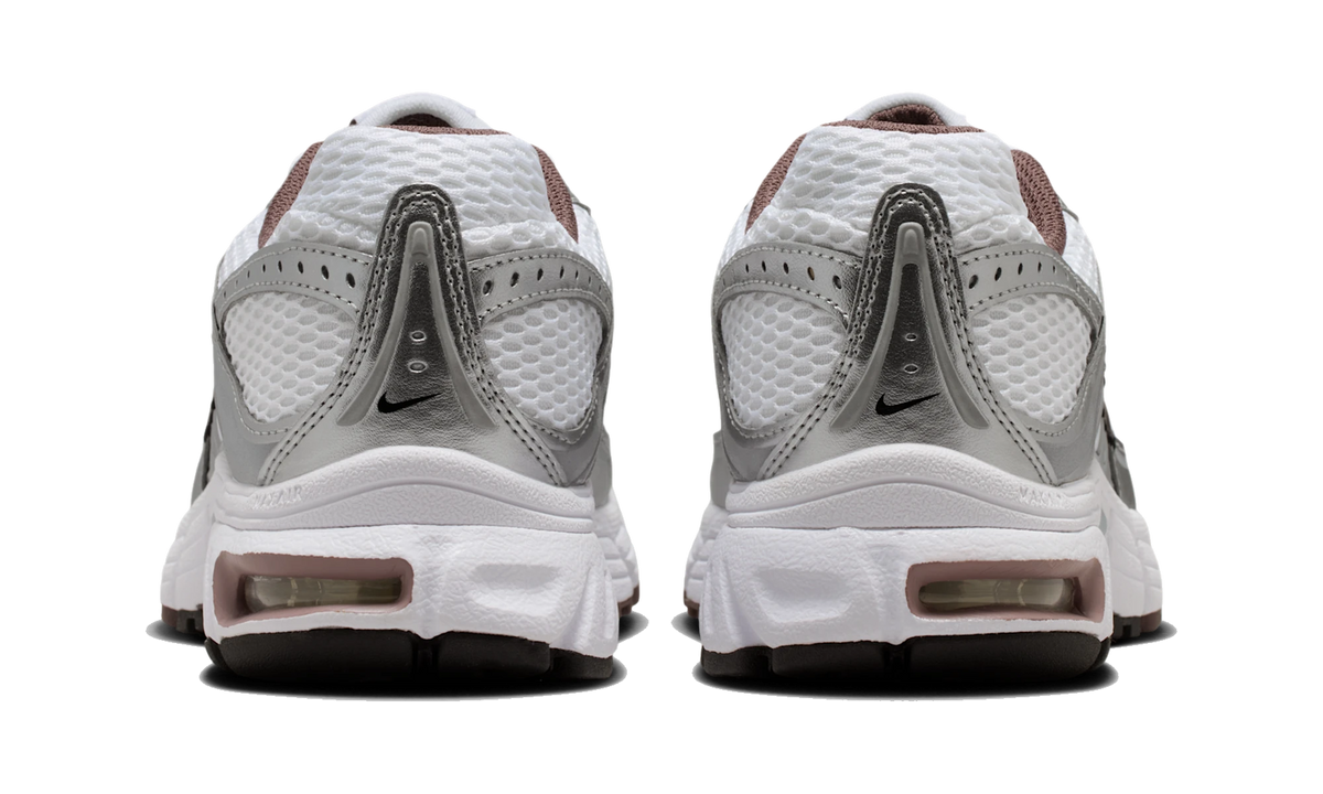 Nike Air Max Moto 2K shoes with reflective accents White/Metallic Silver/Black/Tattoo