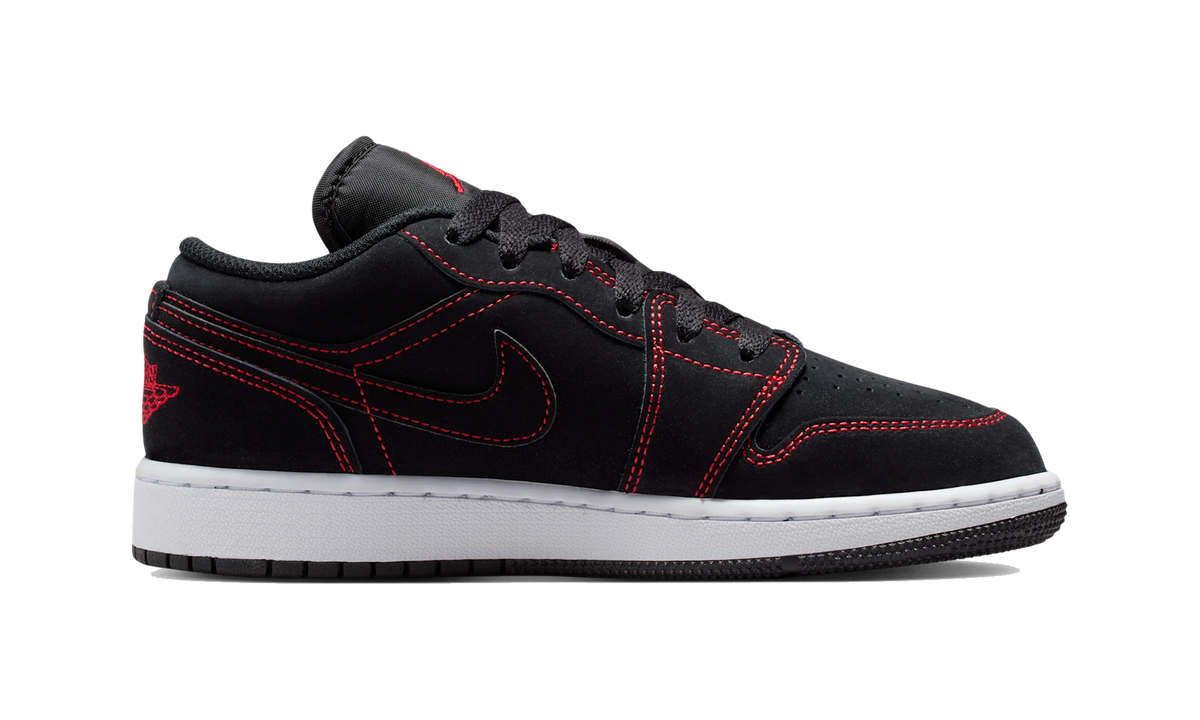 Air Jordan 1 Low Black/White/University Red