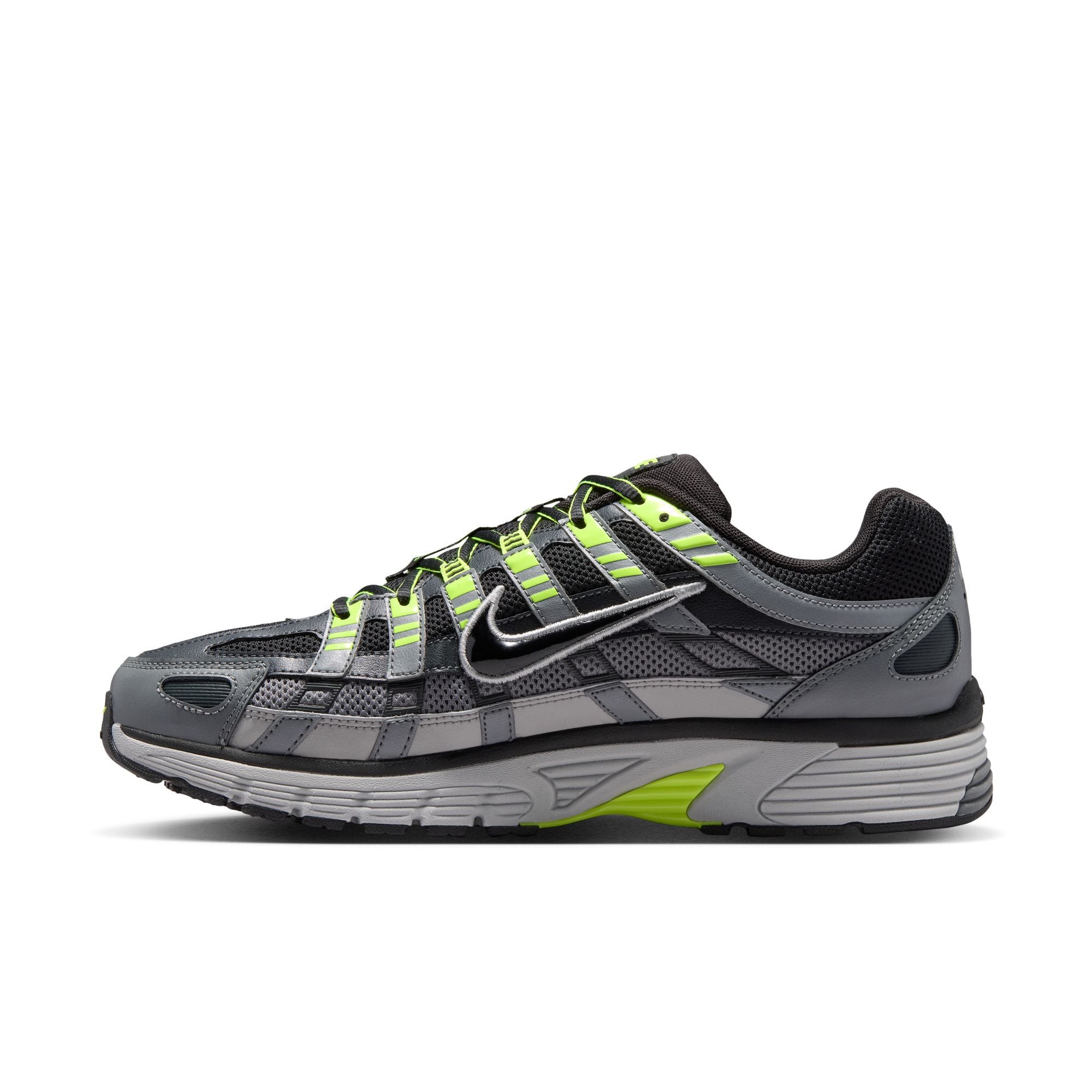 Nike P-6000 Dark Smoke Grey/Black/Light Smoke Grey/Volt