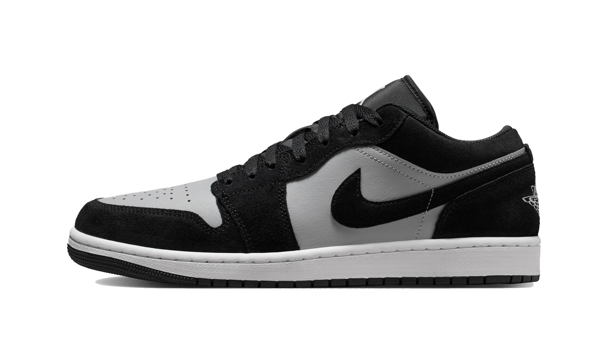 Air Jordan 1 Low Black/Light Smoke Grey/White