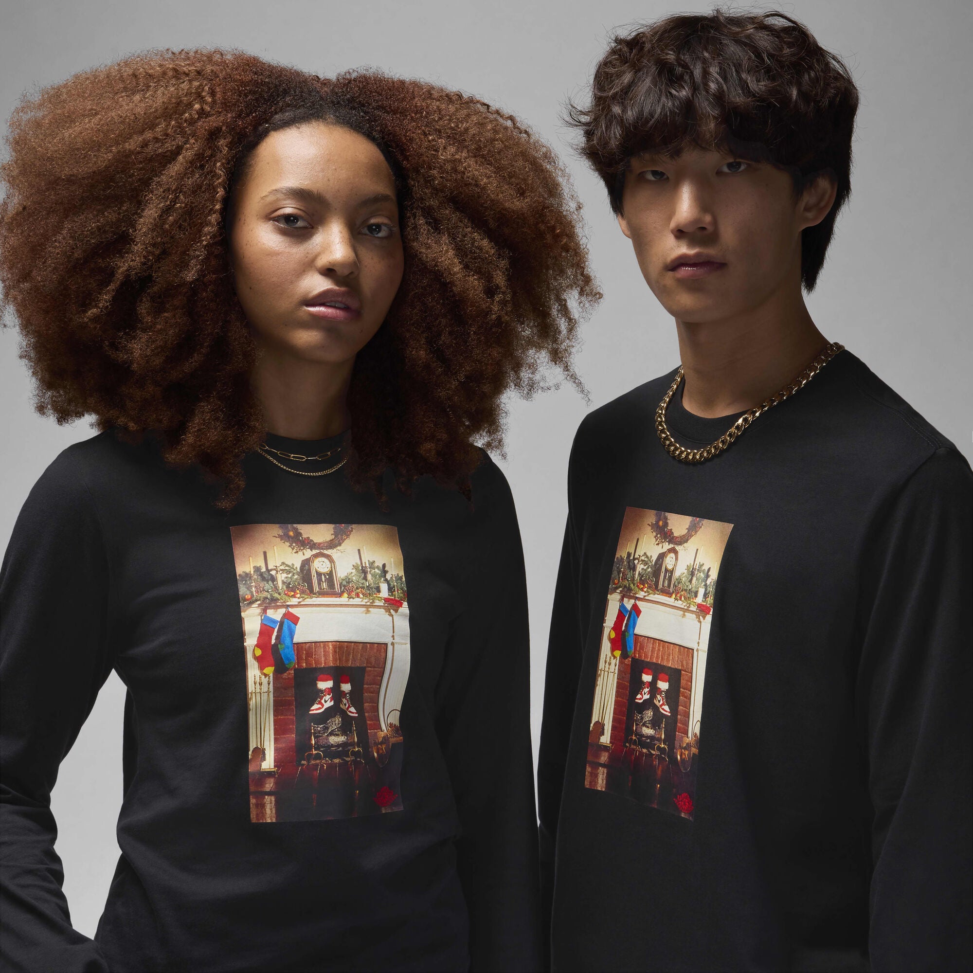 Air Jordan Jumpman Chimney Long-Sleeve T-Shirt Black/White - Sneak
