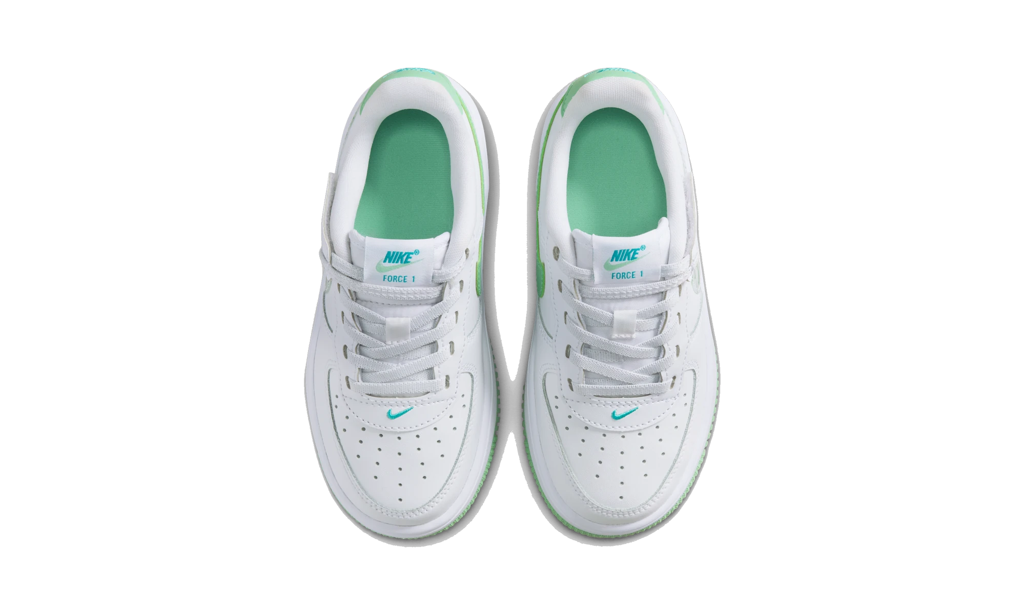 Nike Force 1 Low EasyOn White/White/Enamel Green/White