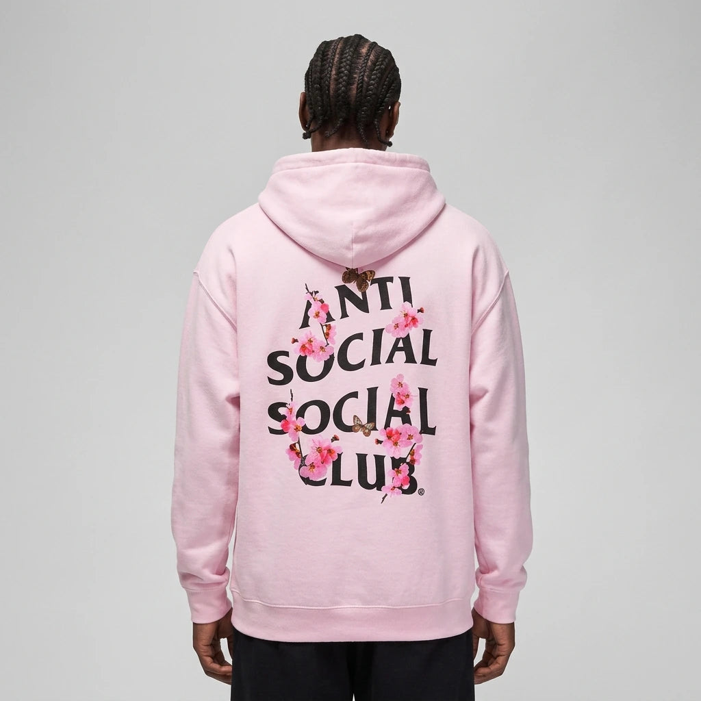 Anti Social Social Club Kkotch Hoodie Pink