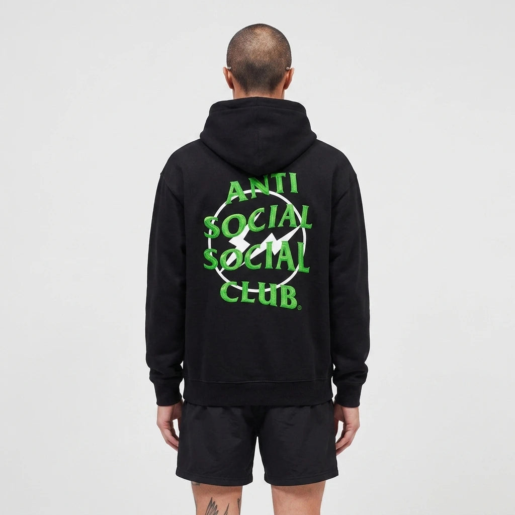 Anti Social Social Club x Fragment Precious Petals Hoodie (FW22) Black Green