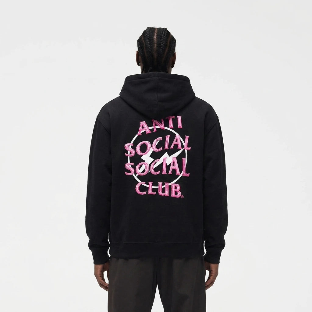 Anti Social Social Club x Fragment Precious Petals Hoodie (FW22) Black Pink